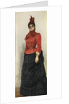 Portrait of Baroness Varvara Ikskul von Hildenbandt, 1889 by Ilya Yefimovich Repin