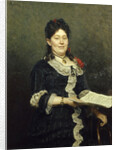 Portrait of the opera singer Alexandra Molas, 1883 by Ilya Yefimovich Repin
