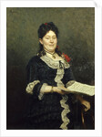 Portrait of the opera singer Alexandra Molas, 1883 by Ilya Yefimovich Repin
