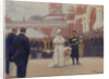 Nicholas II receiving rural district elders on May 18, 1896 in the yard of Petrovsky Palace in Moscow, 1897 by Ilya Yefimovich Repin