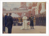 Nicholas II receiving rural district elders on May 18, 1896 in the yard of Petrovsky Palace in Moscow, 1897 by Ilya Yefimovich Repin