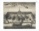 View of the Admiralty Shipyard in St. Peterburg, 1717 by Alexei Ivanovich Rostovtsev