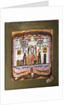 Saints Zosima and Savvatiy of Solovki, Early 17th cen by Russian icon