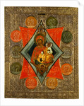 Mother of God of the Burning Bush, Mid of 16th cen by Russian icon