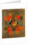 Mother of God of the Burning Bush, Mid of 16th cen by Russian icon