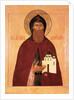 Saint Daniel of Moscow by Russian icon