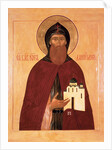 Saint Daniel of Moscow by Russian icon