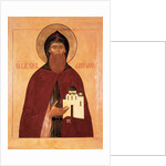 Saint Daniel of Moscow by Russian icon