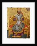 Christ Enthroned (Saviour of the World), 18th century by Russian icon