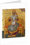 Christ Enthroned (Saviour of the World), 18th century by Russian icon
