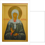 Saint Matrona of Moscow, 20th century by Russian icon