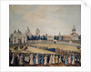 Visitation of Tsar Alexander I in the Alexander Nevsky Monastery, 1821 by Russian master