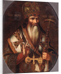 Portrait of Joachim, Patriarch of Moscow, End of 17th cen by Russian master