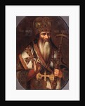 Portrait of Joachim, Patriarch of Moscow, End of 17th cen by Russian master