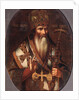 Portrait of Joachim, Patriarch of Moscow, End of 17th cen by Russian master