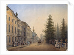 The main entrance of the Great palace in Peterhof, 1852 by Vasily Semyonovich Sadovnikov