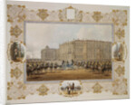 Review of the Horse-Guardsmen Regiment in Front of the Winter Palace, 1850s by Vasily Semyonovich Sadovnikov