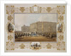 Review of the Horse-Guardsmen Regiment in Front of the Winter Palace, 1850s by Vasily Semyonovich Sadovnikov