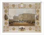 Review of the Horse-Guardsmen Regiment in Front of the Winter Palace, 1850s by Vasily Semyonovich Sadovnikov