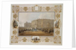 Review of the Horse-Guardsmen Regiment in Front of the Winter Palace, 1850s by Vasily Semyonovich Sadovnikov
