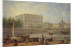 Saint Petersburg. View of the Fontanka River and the Derzhavin House, 1861 by Vasily Semyonovich Sadovnikov
