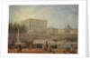 Saint Petersburg. View of the Fontanka River and the Derzhavin House, 1861 by Vasily Semyonovich Sadovnikov