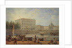 Saint Petersburg. View of the Fontanka River and the Derzhavin House, 1861 by Vasily Semyonovich Sadovnikov