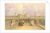 View of the Blagoveshchensky Bridge in Saint Petersburg, 1851 by Vasily Semyonovich Sadovnikov