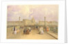 View of the Blagoveshchensky Bridge in Saint Petersburg, 1851 by Vasily Semyonovich Sadovnikov