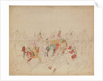 Maharaja Sher Singh of Punjab and His Court, 1846 by Alexei Dmitriyevich Saltykov