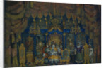 Jourdains Room. Stage design for the theatre play A Bourgeois as a Nobleman by J.-B. Moliere, 1911 by Nikolai Nikolayevich Sapunov