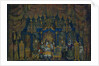 Jourdains Room. Stage design for the theatre play A Bourgeois as a Nobleman by J.-B. Moliere, 1911 by Nikolai Nikolayevich Sapunov