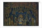 Jourdains Room. Stage design for the theatre play A Bourgeois as a Nobleman by J.-B. Moliere, 1911 by Nikolai Nikolayevich Sapunov
