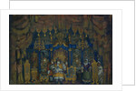 Jourdains Room. Stage design for the theatre play A Bourgeois as a Nobleman by J.-B. Moliere, 1911 by Nikolai Nikolayevich Sapunov