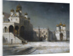 The Cathedral Square in the Moscow Kremlin at Night, 1878 by Alexei Kondratyevich Savrasov
