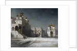 The Cathedral Square in the Moscow Kremlin at Night, 1878 by Alexei Kondratyevich Savrasov