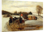The Spring Pilgrimage of the Tsarina at the Time of Tsar Alexis I Mikhailovich, 1868 by Vyacheslav Grigoryevich Schwarz