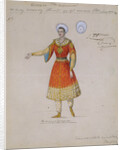 Costume design for the ballet Tsarina Syuyumbeki by A. Blanche, 1832 by Serkov