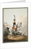 Field-Officer of the Preobrazhensky Regiment on Horseback, Early 19th cen by Samuel Shiflard