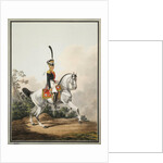 Field-Officer of the Preobrazhensky Regiment on Horseback, Early 19th cen by Samuel Shiflard