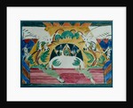 Stage design for the theatre play Tsar Maksemyan by A. Remizov, 1909 by Iosiph Solomonovich Shkolnik