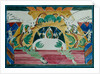 Stage design for the theatre play Tsar Maksemyan by A. Remizov, 1909 by Iosiph Solomonovich Shkolnik