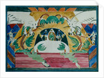Stage design for the theatre play Tsar Maksemyan by A. Remizov, 1909 by Iosiph Solomonovich Shkolnik