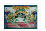 Stage design for the theatre play Tsar Maksemyan by A. Remizov, 1909 by Iosiph Solomonovich Shkolnik