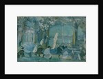 Stage design for the play The Seagull by A. Chekhov, 1898 by Viktor Andreyevich Simov