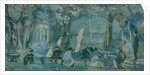 Stage design for the play The Seagull by A. Chekhov, 1898 by Viktor Andreyevich Simov