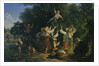 Cherry harvest in a landowners fruit garden in the Ukraine, 1858 by Ivan Ivanovich Sokolov