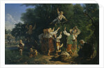 Cherry harvest in a landowners fruit garden in the Ukraine, 1858 by Ivan Ivanovich Sokolov