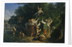 Cherry harvest in a landowners fruit garden in the Ukraine, 1858 by Ivan Ivanovich Sokolov
