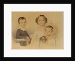 Portrait of the Lanskoy Children, 1839 by Pyotr Fyodorovich Sokolov